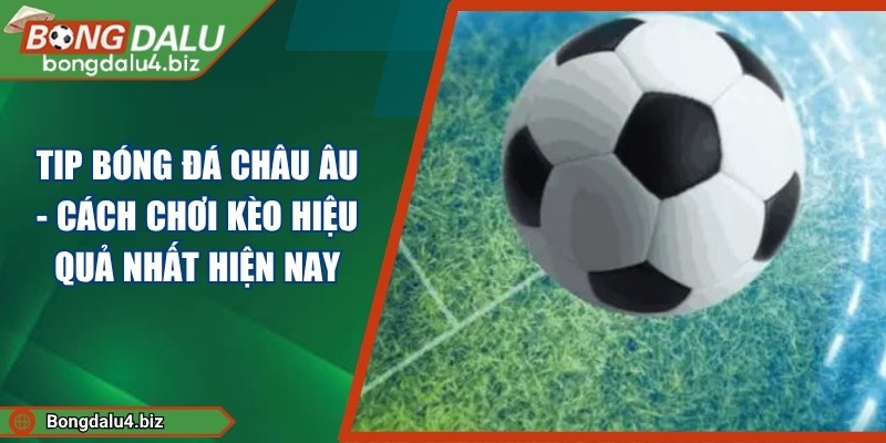 Tip Bóng Đá Châu Âu - Cách Chơi Kèo Hiệu Quả Nhất Hiện Nay